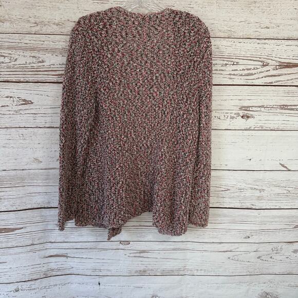 J Jill Women's Multicolor Open Front Knit Cardigan Sweater Size Large - Picture 10 of 10